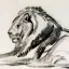 Gaston SUISSE (1896-1988) - Lion couché.